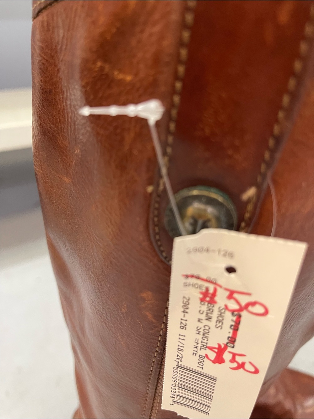 Frye Tall Leather Riding Boots - Chestnut Brown - Picture 2 of 7